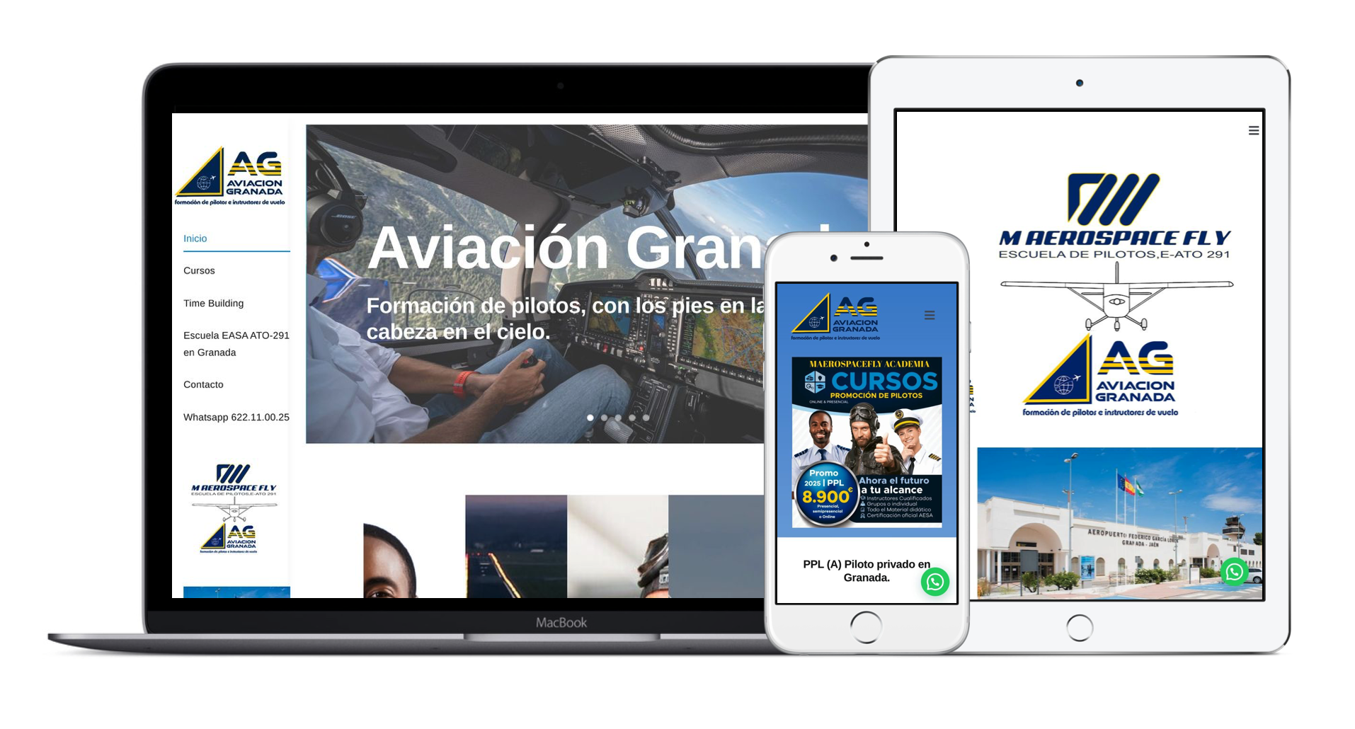 Curso piloto avioneta Granada